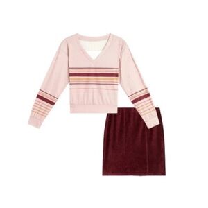 Beautees Pink and Burgundy Kids Matching Set
